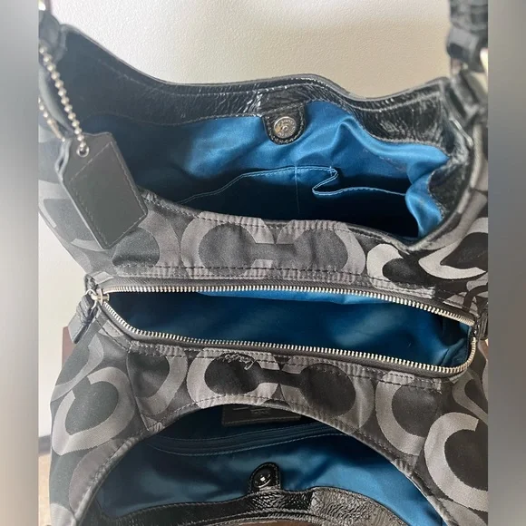 COACH Madison Collection OP Art Signature Maggie Tote - Picture 3 of 4